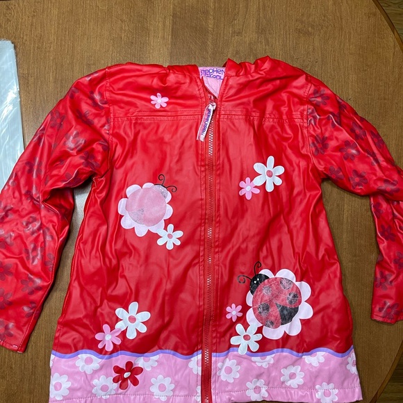 Stephen Joseph Red Ladybug Kids Raincoat - Picture 1 of 5